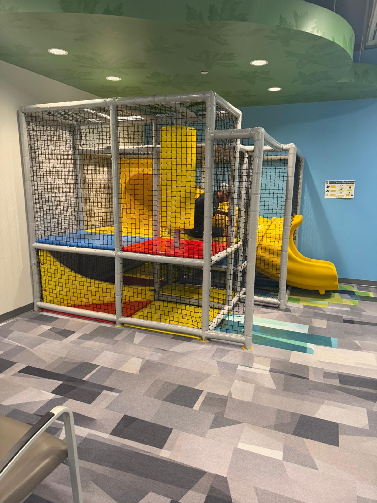 Después del reacondicionamiento - nuevas redes de seguridad y espuma