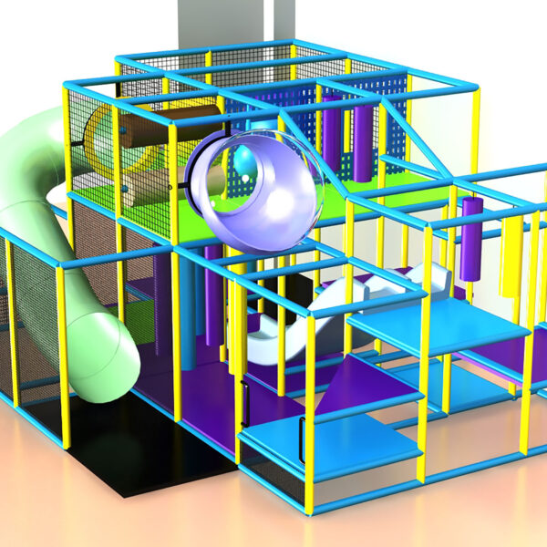 Puesta en marcha Compra de equipo de juegos para interiores GPS459 – (Tamaño del sistema de juegos para interiores) 10 pies de alto x 16 pies de ancho x 20 pies.