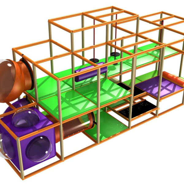 Compre o equipamento de recreação para interiores da igreja GPS499 – (dimensões do equipamento de recreação para interiores) 3 metros de altura x 2,4 metros de largura x 7,3 metros de comprimento.