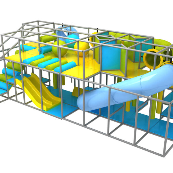 Compre o equipamento de recreação para ambientes internos GPS381 – (dimensões do equipamento de recreação para ambientes internos) 3,35 m de altura x 9,75 m de largura x 6,10 m de profundidade.