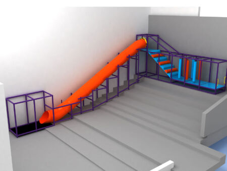 Compre equipo de juegos para interiores GPS276 - (tamaño del sistema de juegos para interiores) 11 pies de alto x 4 pies de ancho x 36 pies.