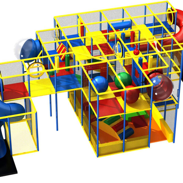 Compre o equipamento de recreação infantil GPS33 – (dimensões do equipamento de recreação infantil) 3,35 m de altura x 12,19 m de largura x 7,32 m de profundidade.