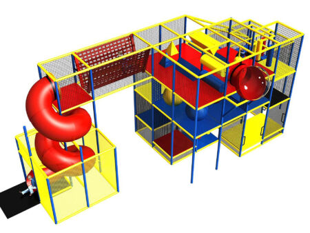Compre equipo de juegos para interiores GPS205 - (tamaño del sistema de juegos para interiores) 15 pies de alto x 12 pies de ancho x 36 pies.