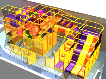 Compre equipo de juegos para interiores GPS473 - (tamaño del sistema de juegos para interiores) 15 pies de alto x 20 pies de ancho x 44 pies.