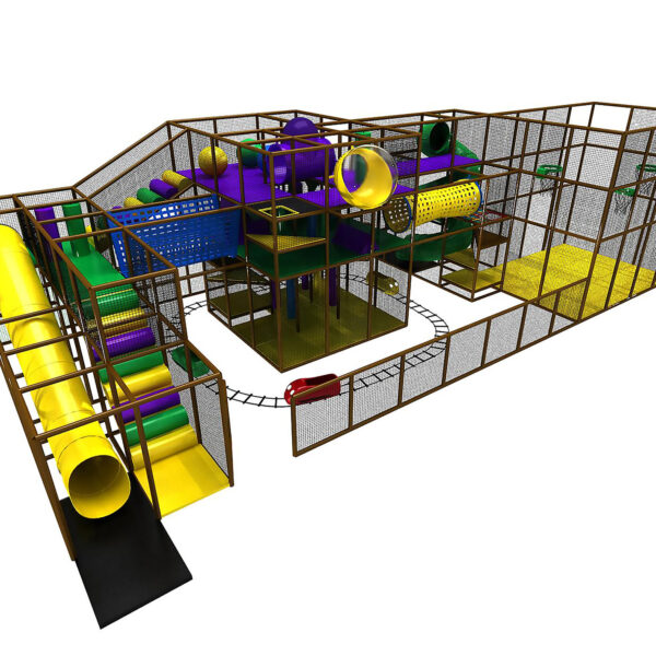 Compre equipo de juegos para interiores GPS12 – (tamaño del sistema de juegos para interiores) 15 pies de alto x 24 pies de ancho x 56 pies.
