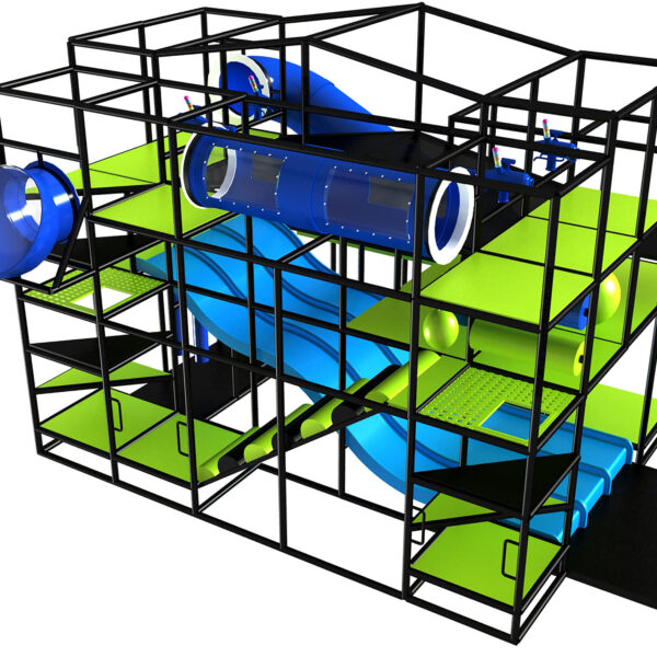 Compre equipo de juegos para interiores GPS446 – (tamaño del sistema de juegos para interiores) 17 pies de alto x 16 pies de ancho x 21 pies.