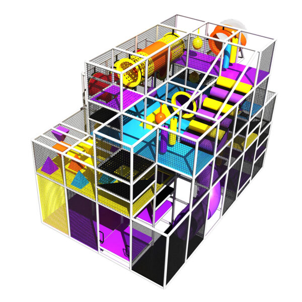 Compre equipo de juegos para interiores GPS07 – (tamaño del sistema de juegos para interiores) 19 pies de alto x 24 pies de ancho x 16 pies.