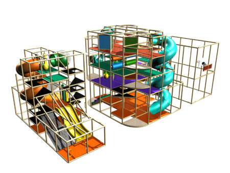 Compre equipo de juegos para interiores GPS485 - (tamaño del sistema de juegos para interiores) 19 pies de alto x 24 pies de ancho x 32 pies.