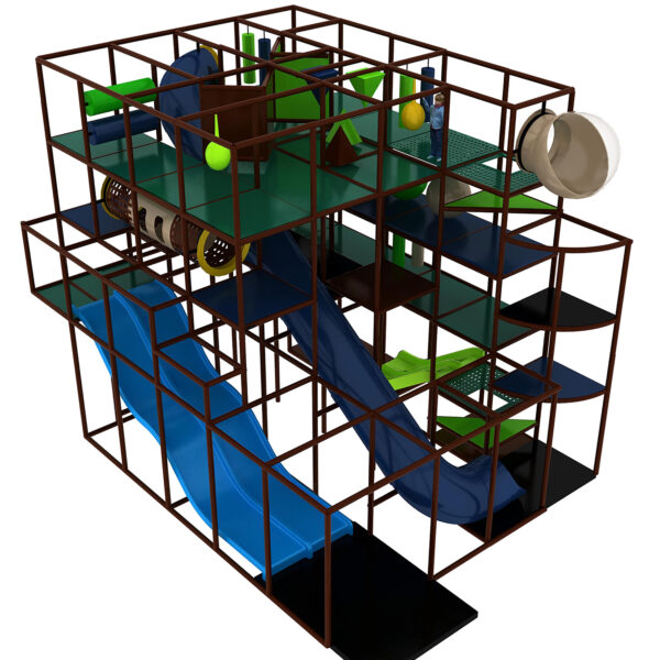 Compre equipo de juegos para interiores GPS417 – (tamaño del sistema de juegos para interiores) 19 pies de alto x 45 pies de ancho x 46 pies.