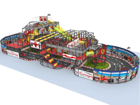 Compre equipo de juegos para interiores GPS509 - (tamaño del sistema de juegos para interiores) 22 pies de alto x 132 pies de ancho x 44 pies.