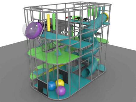 Compre equipo de juegos para interiores GPS552 - (tamaño del sistema de juegos para interiores) 22 pies de alto x 26 pies de ancho x 14 pies.