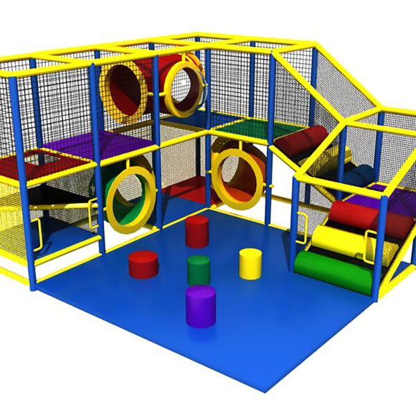 Compre o equipamento de recreação para ambientes internos GPS112 – (dimensões do equipamento de recreação para ambientes internos) 2,4 m de altura x 4,9 m de largura x 4,9 m.