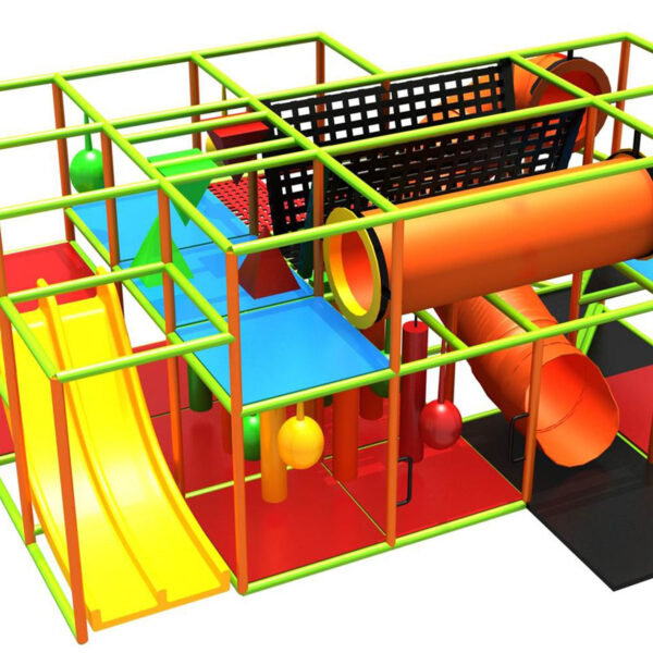 Compre o equipamento de recreação para ambientes internos GPS512 – (dimensões do equipamento de recreação para ambientes internos) 2,7 m de altura x 3,6 m de largura x 6 m de comprimento.
