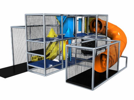 Compre equipo de juegos para interiores GPS9 - (tamaño del sistema de juegos para interiores) 9 pies de alto x 16 pies de ancho x 16 pies.