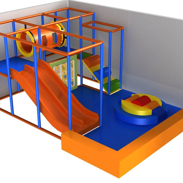 Compre o equipamento de recreação infantil GPS418 – (dimensões do equipamento de recreação infantil) 2,7 m de altura x 5,5 m de largura x 3,7 m de profundidade.