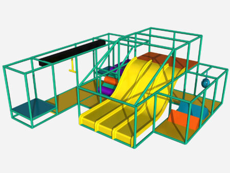 Compre equipo de juegos para interiores GPS436 - (tamaño del sistema de juegos para interiores) 9 pies de alto x 20 pies de ancho x 20 pies.
