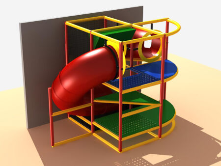 Compre equipo de juegos para interiores GPS455 - (tamaño del sistema de juegos para interiores) 9 pies de alto x 8 pies de ancho x 12 pies.
