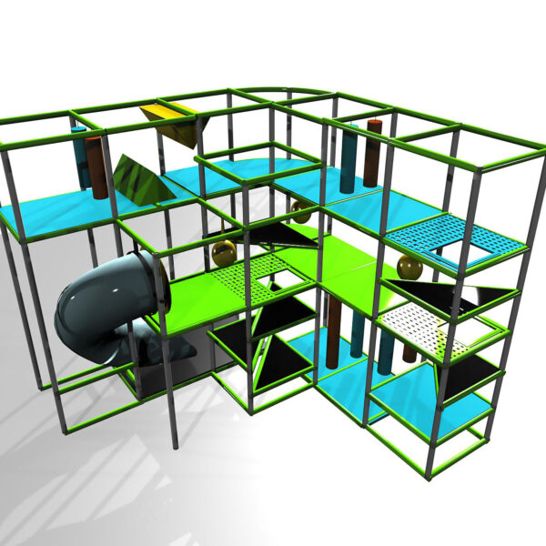 Compre o equipamento de recreação infantil GPS440 – (dimensões do equipamento de recreação infantil) 4,27 m de altura x 4,88 m de largura x 4,88 m.