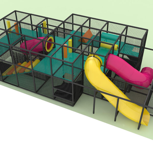 Compre equipo de juegos para interiores GPS576 – (tamaño del sistema de juegos para interiores) 9 pies de alto x 36 pies de ancho x 16 pies.