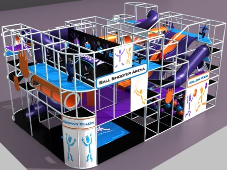 Compre equipo de juegos para interiores GPS501 - 21 pies de alto x 40 pies de ancho 28 pies.