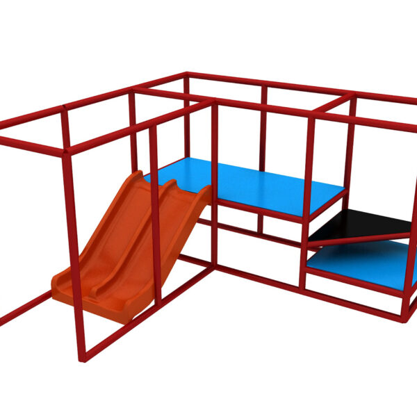 Parque infantil interior GPS1026 – 7 pies de alto x 12 pies de ancho x 12 pies.