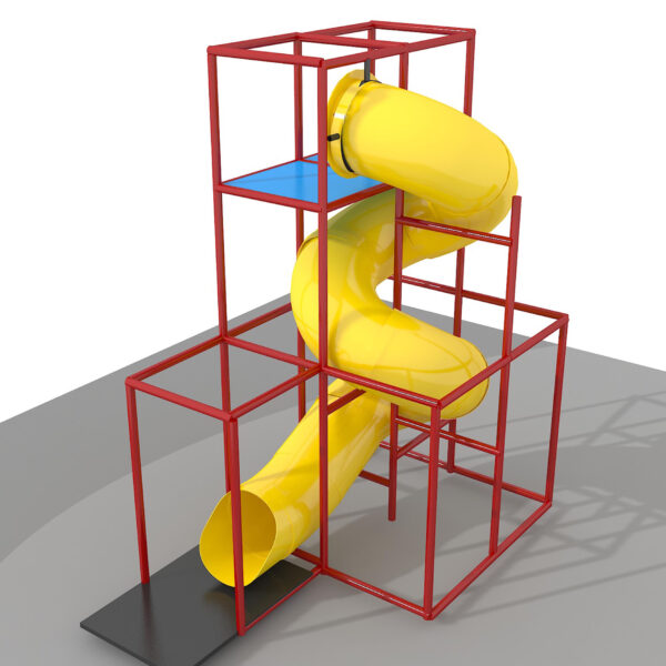 Parque infantil coberto GPS1004 – 4,8 m de altura x 3,6 m de largura x 2,4 m.