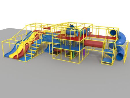 Parque infantil interior GPS1037 - 13 pies de alto x 48 pies de ancho x 32 pies.