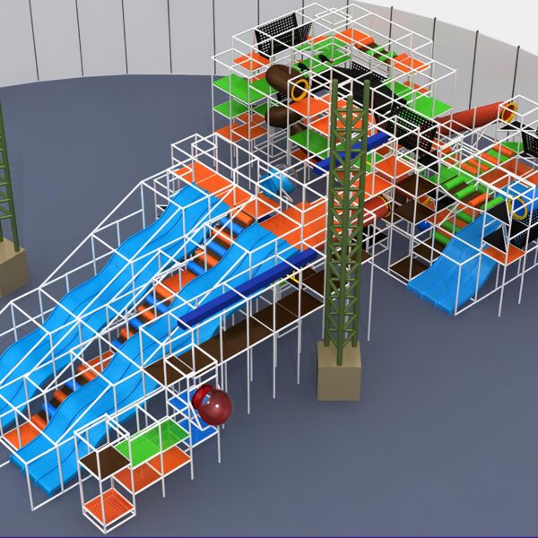 Parque infantil interior GPS1130 – 21 pies de alto x 52 pies de ancho x 84 pies.