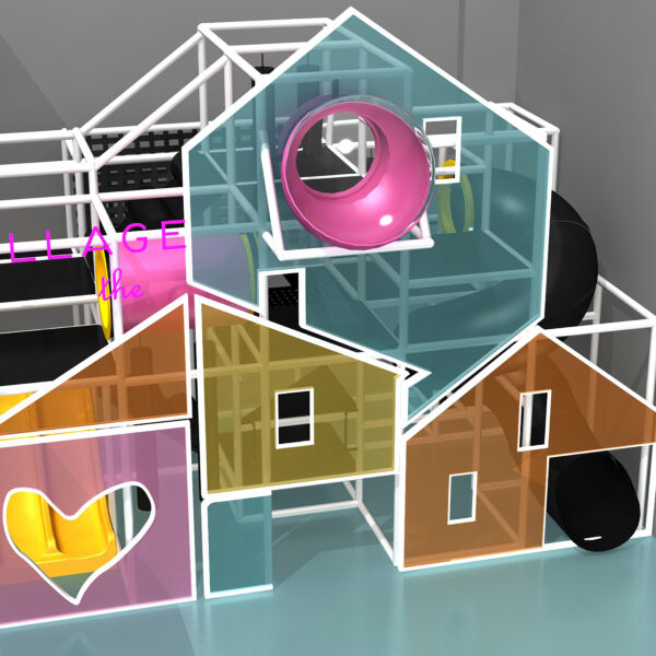 Parque infantil coberto GPS1094 – 4,5 metros de altura x 6 metros de largura x 3,6 metros de profundidade.