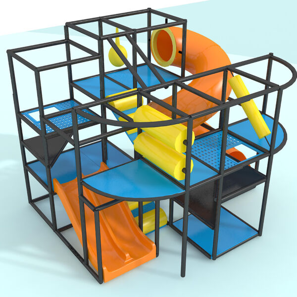 Parque infantil coberto GPS1098 – 3,6 metros de altura x 4,2 metros de largura x 3,6 metros.