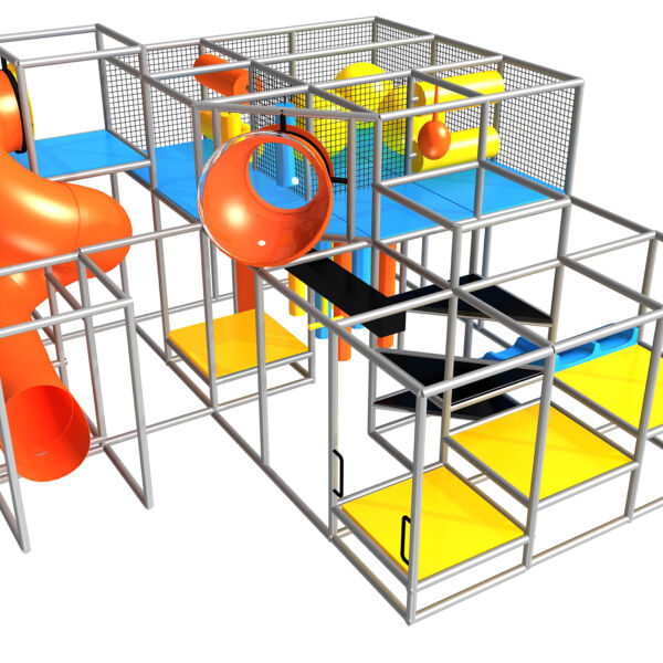 Parque infantil coberto GPS1126 – 3,6 metros de altura x 6 metros de largura x 6 metros.