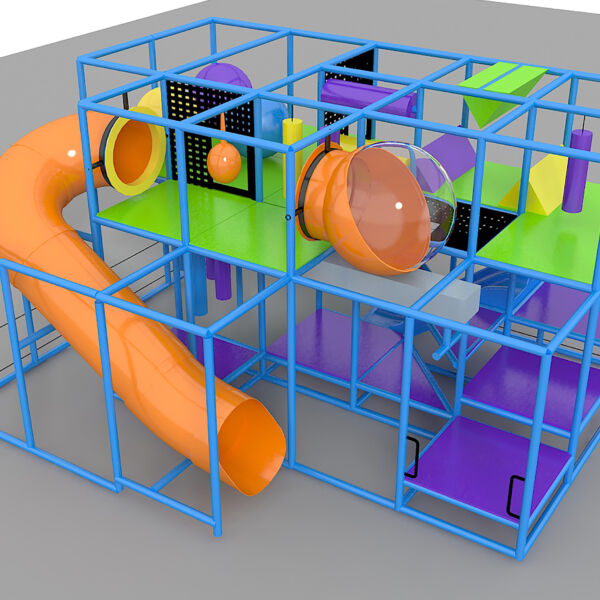 Parque infantil interior GPS1141 – 11 pies de alto x 16 pies de ancho x 20 pies.