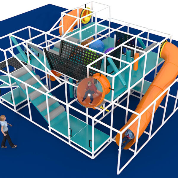 Parque infantil interior GPS1159 – 11 pies de alto x 20 pies de ancho x 24 pies.
