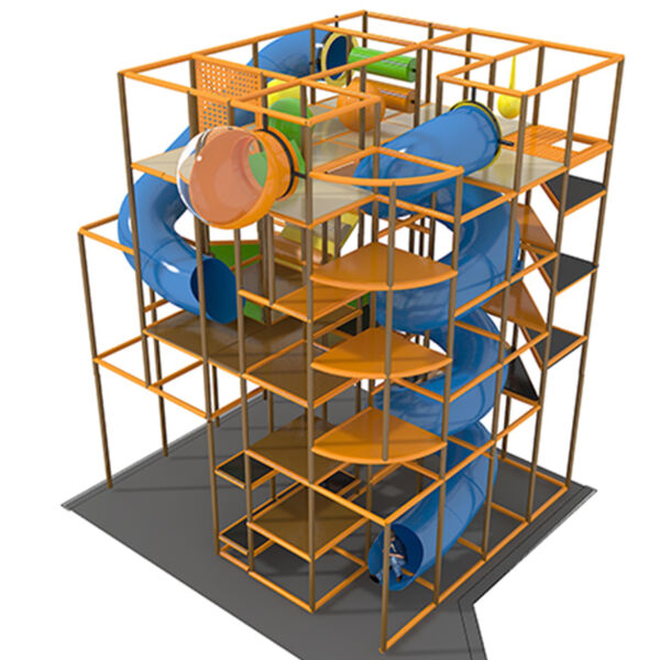 Parque infantil interior GPS1186 – 23 pies de alto x 16 pies de ancho x 18 pies.