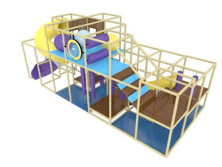 Parque infantil interior GPS 739 - 3,35 m de alto x 8,5 m de ancho x 3,65 m de largo