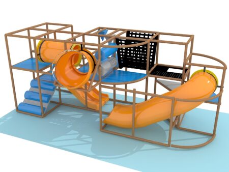 Parque infantil interior GPS1290 - 10 pies de alto x 24 pies de ancho x 8 pies.