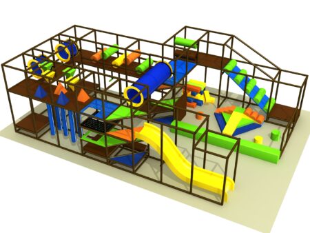 Parque infantil interior GPS1338 - 11 pies de alto x 24 pies de ancho x 36 pies.