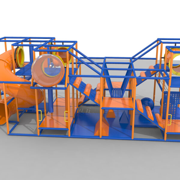 Parque infantil interior GPS1295 – 11 pies de alto x 28 pies de ancho x 12 pies.