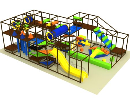 Parque infantil interior GPS1338 - 11 pies de alto x 36 pies de ancho x 24 pies.