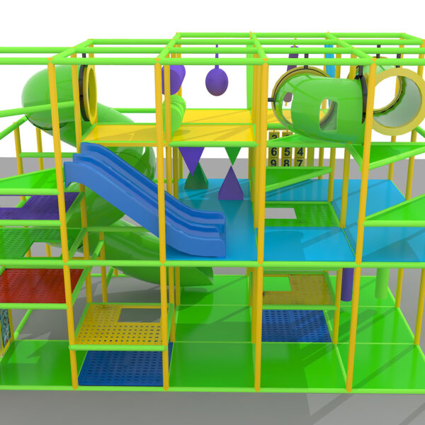 Parque infantil interior GPS1310 – 14 pies de alto x 20 pies de ancho x 12 pies.