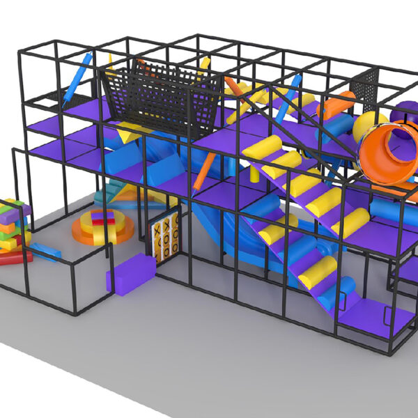 Parque infantil interior GPS1282 – 15 pies de alto x 32 pies de ancho x 20 pies.