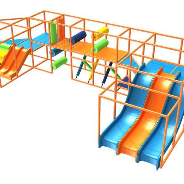 Parque infantil interior GPS1337 – 9 pies de alto x 16 pies de ancho x 36 pies.
