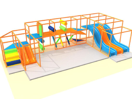 Parque infantil interior GPS1337 - 9 pies de alto x 36 pies de ancho x 16 pies.