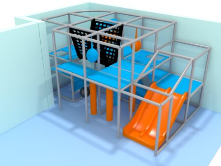 Parque infantil interior GPS1362 - 9 pies de alto x 16 pies de ancho x 10 pies.